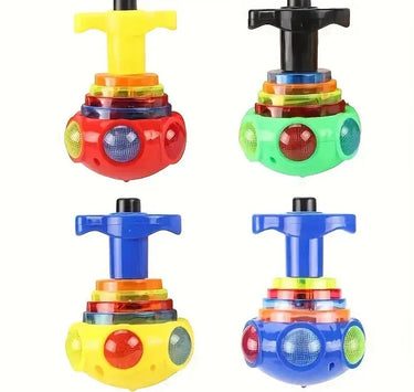 GlowSpin | Espectáculo de luces mágico - Giroscopio giratorio con iluminación LED